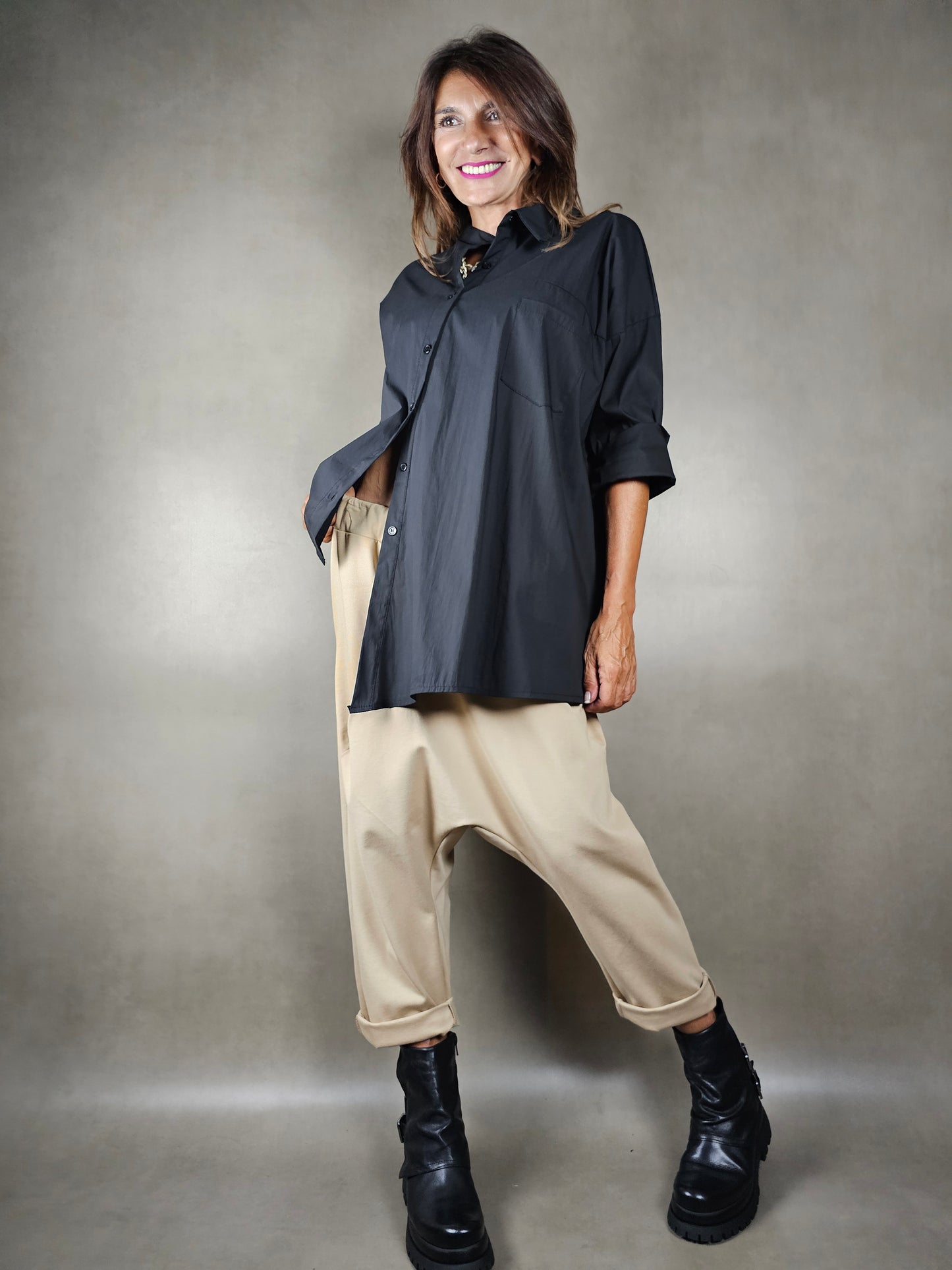 low-cut drawstring trousers 60vi35pl5ea