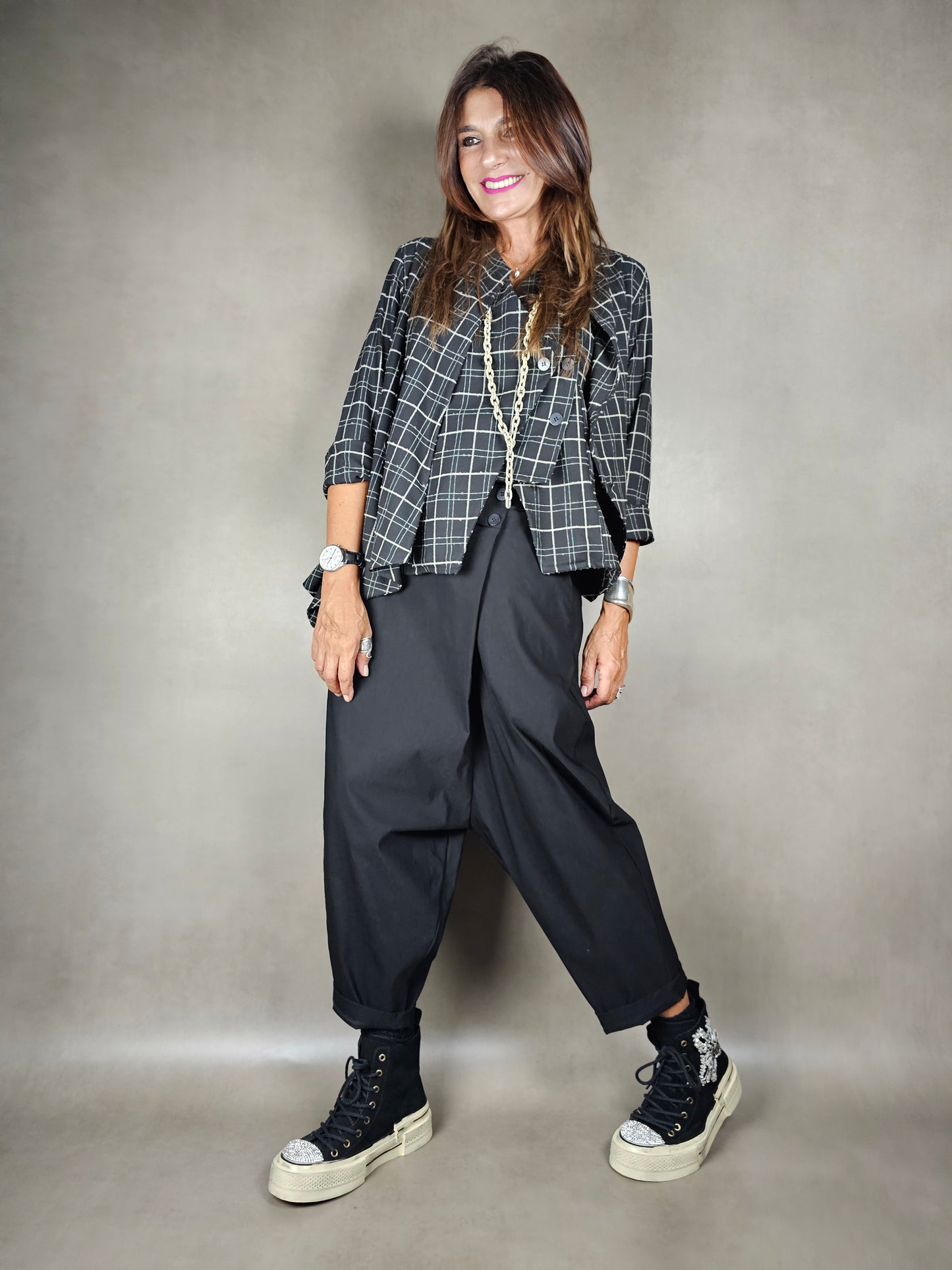 low crotch trousers due bot benga 77vi20pa3ea