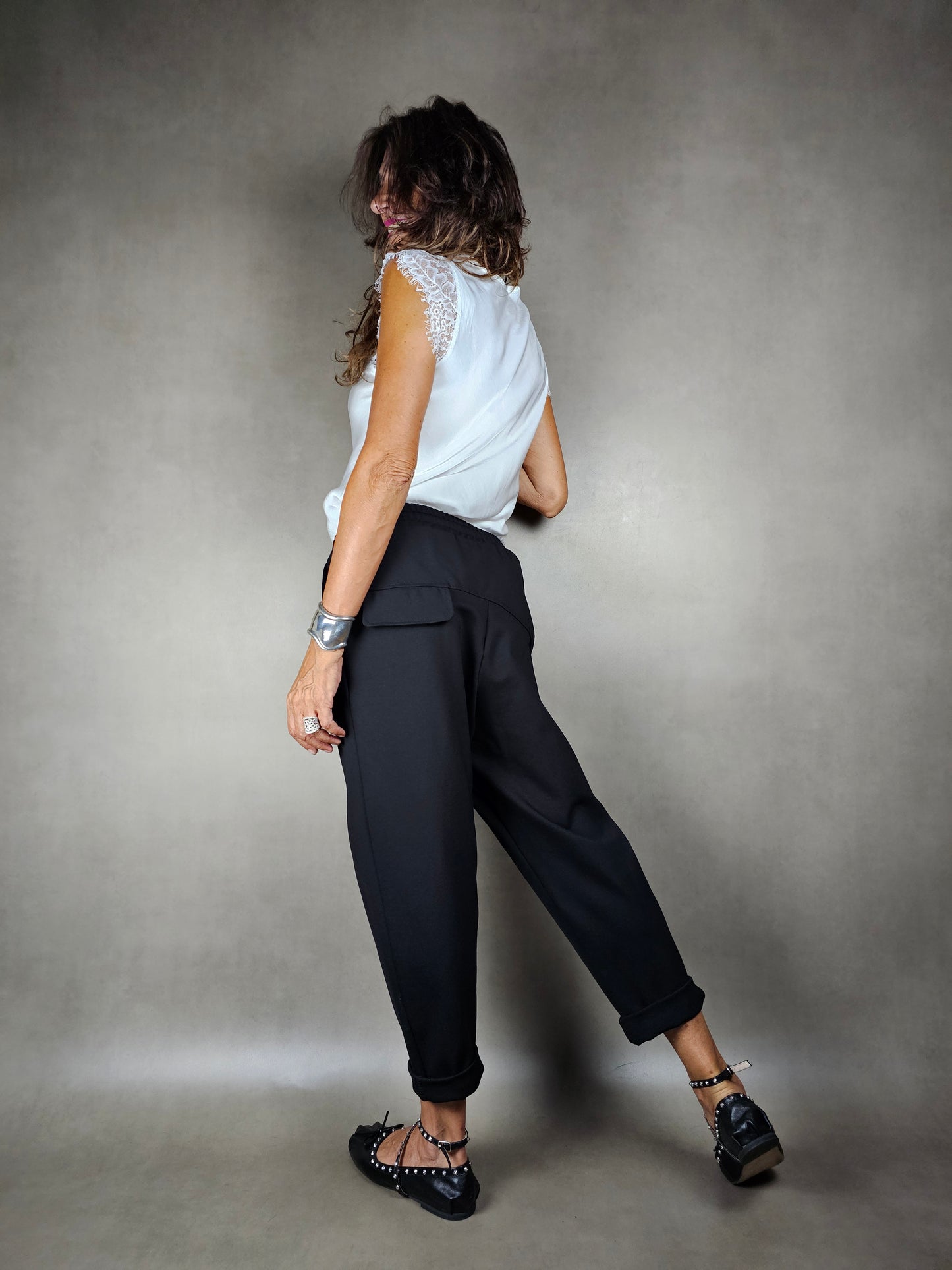 pantalon avec cordon de serrage doux 65vi30pl5ea