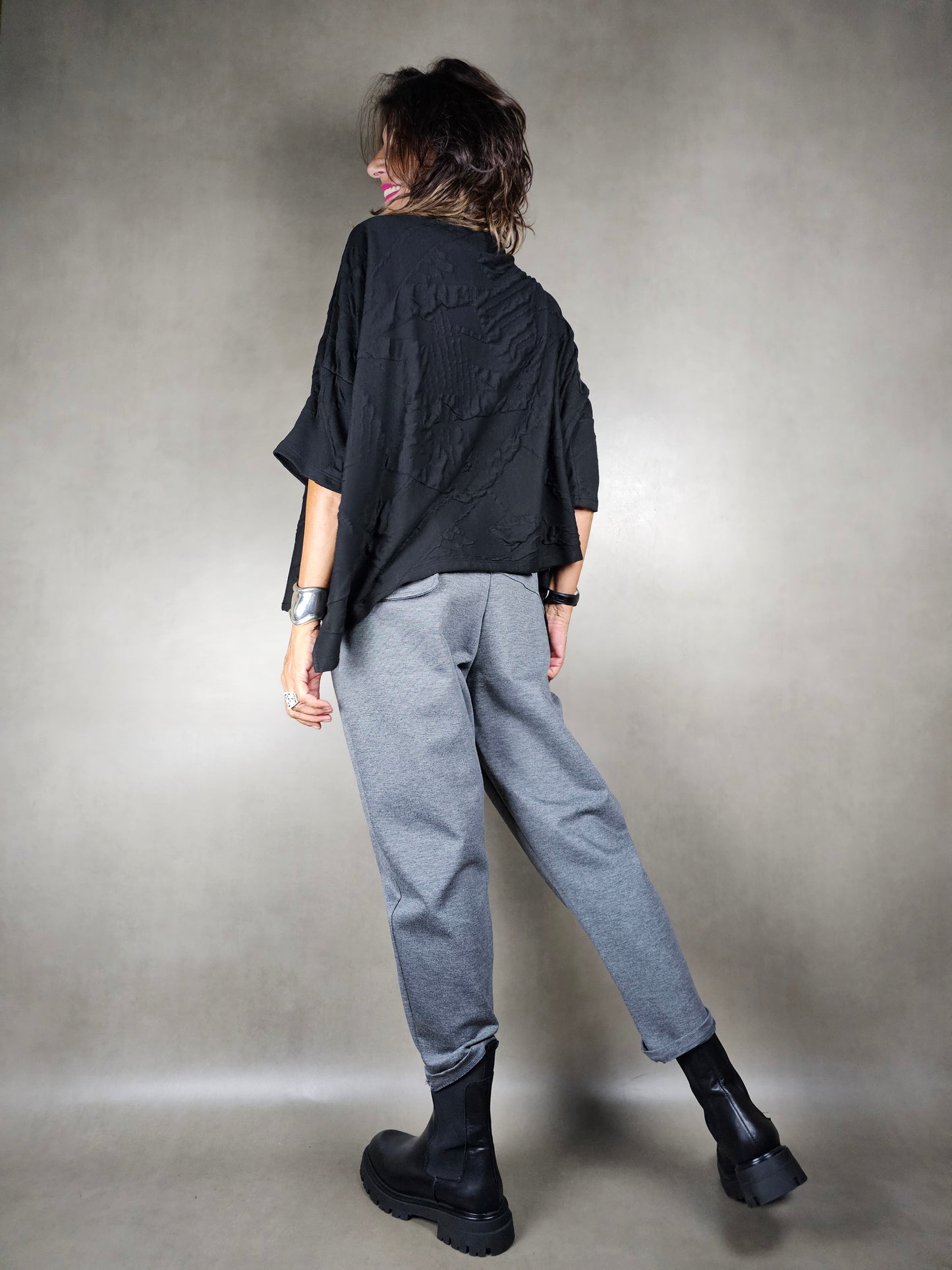 pantalone con coulisse morbido 65vi30pl5ea