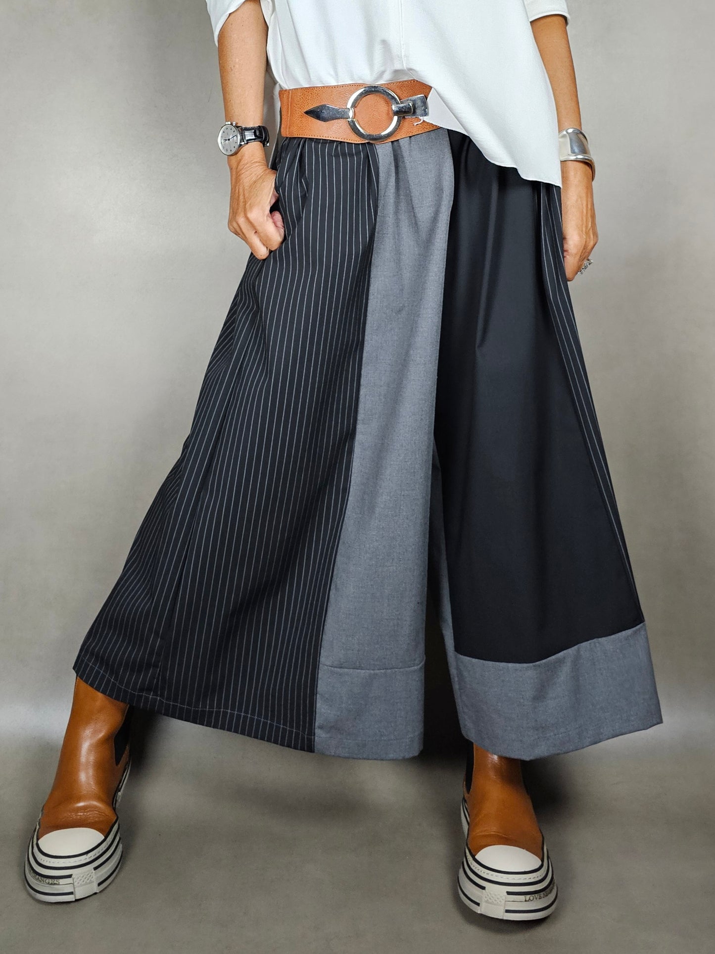 palazzo pants patchwork 64pl33vi3ea