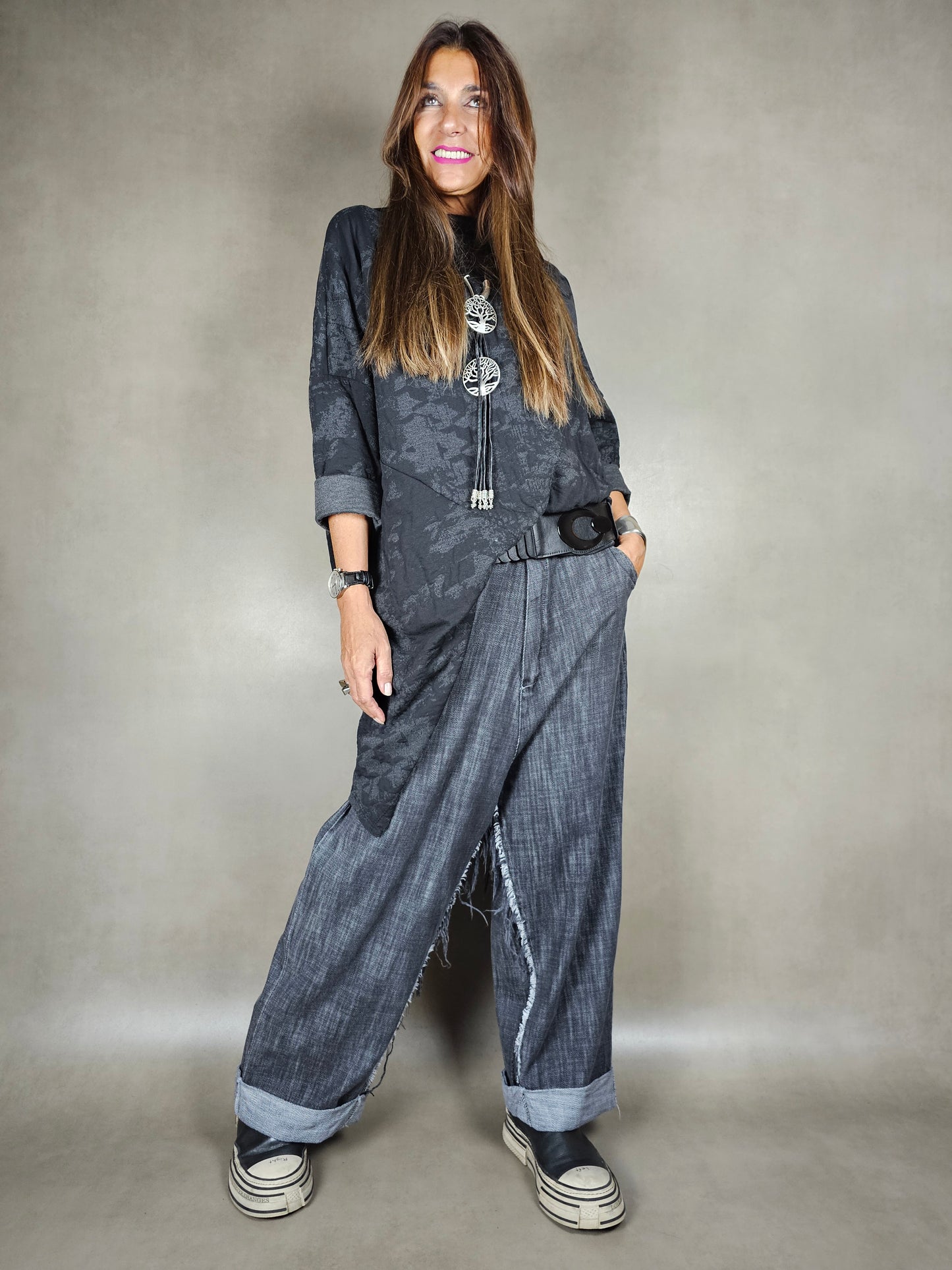 jean oversize déchiré 100co